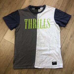 Conspiracy by WESC Size Mens Medium Womens Large T-Shirt Sweden Colorblock Retro